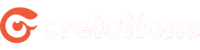 Crelution Logo White Text